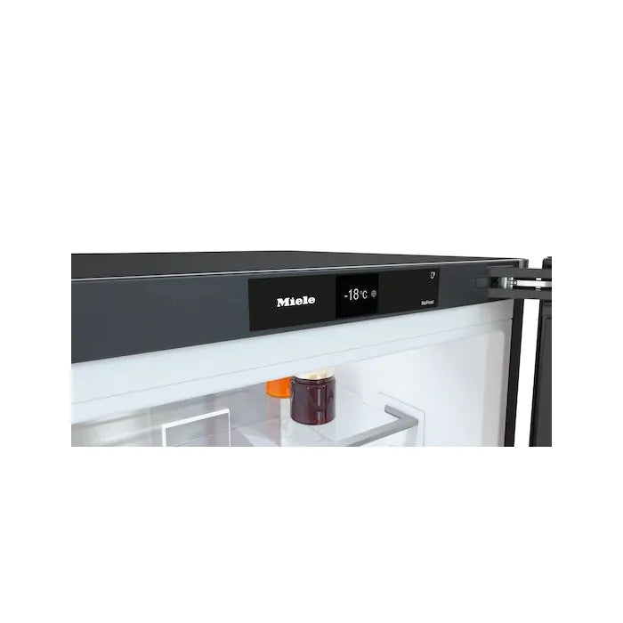 Miele Freestanding 202cm High C Rated 60/40 Fridge Freezer - Black