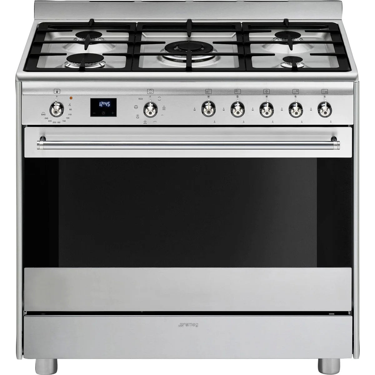 Smeg 90cm Stainless Steel Gas Stove