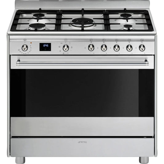 Smeg 90cm Stainless Steel Gas Stove